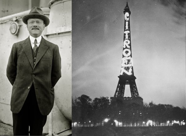 André Citroën 'elektrificira' Pariz 4. srpnja 1925.