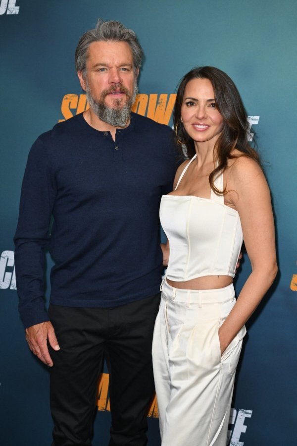 Matt Damon i Luciana Barroso