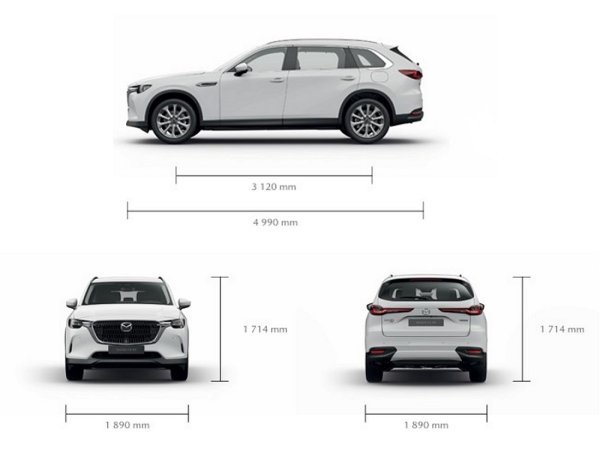 Mazda CX-80 - dimenzije