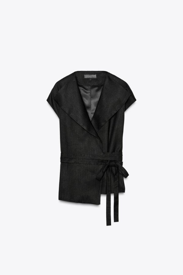 Zara: Sako kratkih rukava od lana