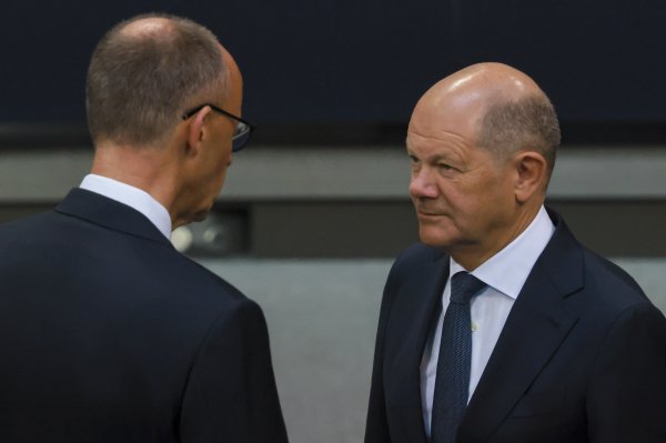 Friedrich Merz i Olaf Scholz