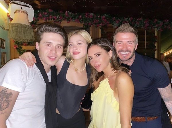 Brooklyn Beckham, Nicola Peltz, Victoria Beckham, David Beckham