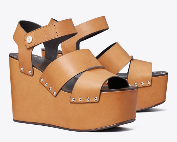 Wedge sandale s potpisom brenda Tory Burch