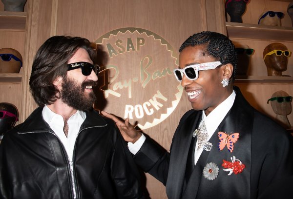 Leonardo Maria Del Vecchio i A$AP Rocky