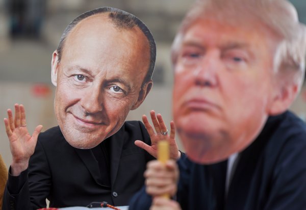 Friedrich Merz i Donald Trump