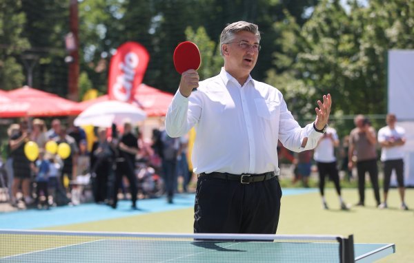 Andrej Plenković na Deflimpijskom danu