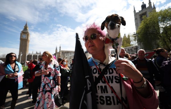 Prosvjed organizacije Trans Liberation u Londonu