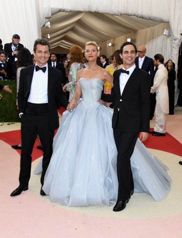 Hugh Dancy, Claire Danes i Zac Posen na Met Gali