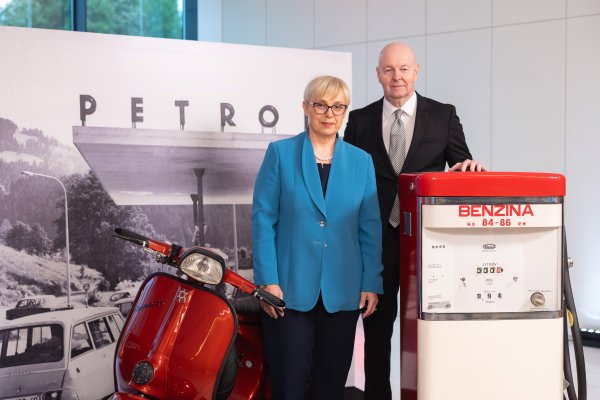 Nataša Pirc Musar, predsjednica Republike Slovenije i Sašo Berger, predsjednik Uprave Grupe Petrol