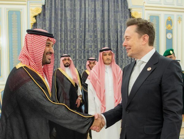 Mohamed bin Salman i Elon Musk