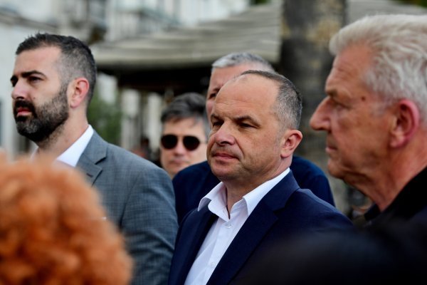 Konferencija za medije koalicije SDP, Mozemo i Direkt