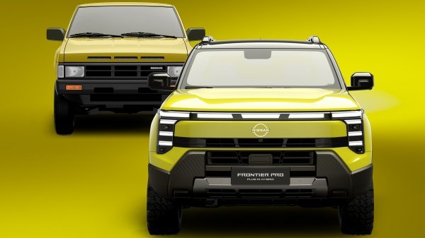 Nissan Frontier Pro plug-in hibrid pick-up i Nissan D21 hardbody pick-up iz 1980-ih
