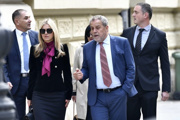 Ksenija Vržina i Milan Bandić