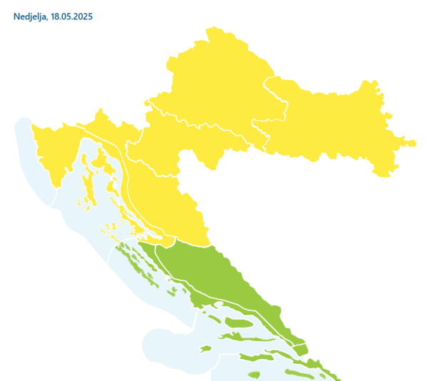 Prognoza za nedjelju