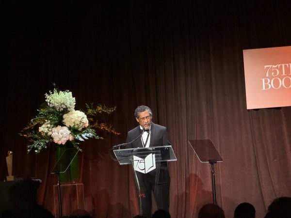 Everett na dodjeli nagrade National Book Award for Fiction 2024.