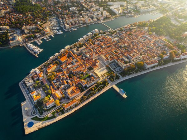 Pogled na Zadar iz zraka