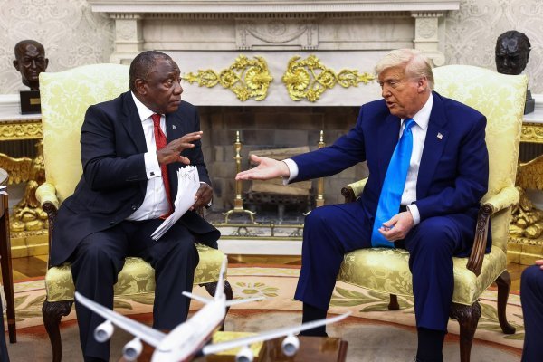 Cyril Ramaphosa i Donald Trump