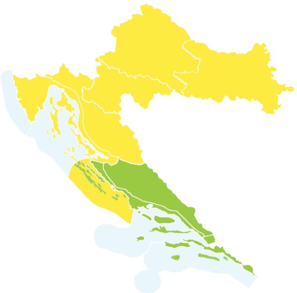 Za četvrtak je za veći dio zemlje izdano žuto upozorenje