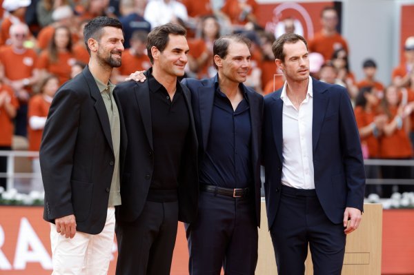 Rafael Nadal sa Rogerom Federerom, Novakom Đokovićem, Andy Murrayjem