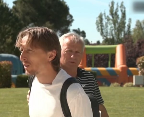 Luka Modrić s ocem