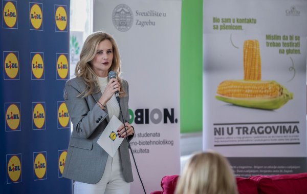 Obraćanje Lane Jugo, voditeljice CSR-a i odršivosti Lidla Hrvatska