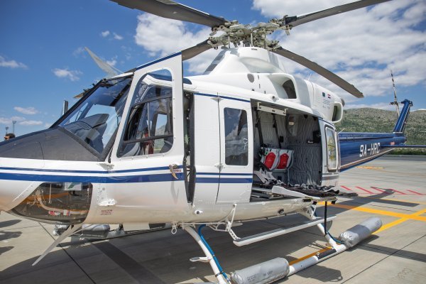 Dubrovnik: Prezentacija novog helikoptera namijenjenog za hitni medicinski prijevoz
