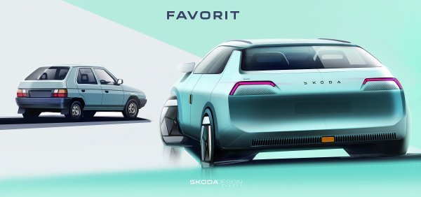 Škoda Favorit kako ga zamišlja dizajner Ljudmil Slavov