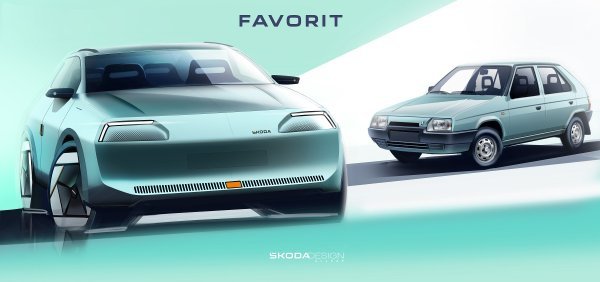 Škoda Favorit kako ga zamišlja dizajner Ljudmil Slavov