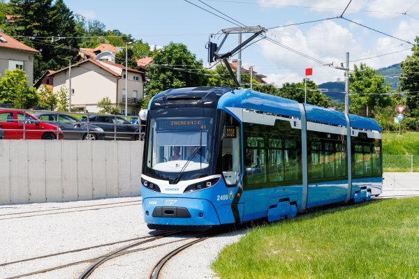 Novi ZET-ov tramvaj i autobus (ilustracija)