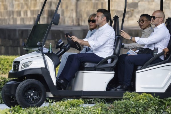 Emmanuel i Brigitte Macron