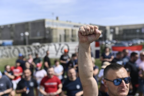 Prosvjed pravosudnih policajaca