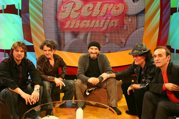 Bijelo dugme na snimanju RTL-ove emisije 'Retromanija', 2005.