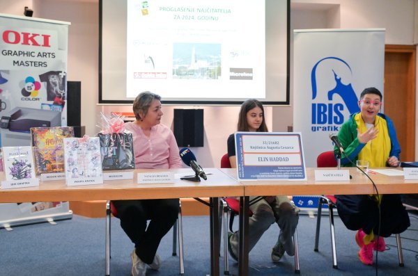 Elin Haddad proglašena najčitateljicom grada Zagreba u kategoriji osnovnoškolske dobi