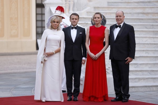 Princeza Charlene, princ Albert, Brigitte i Emmanuel Macron