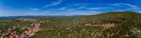 Brdo ukazanja u Međugorju snimljeno dronom