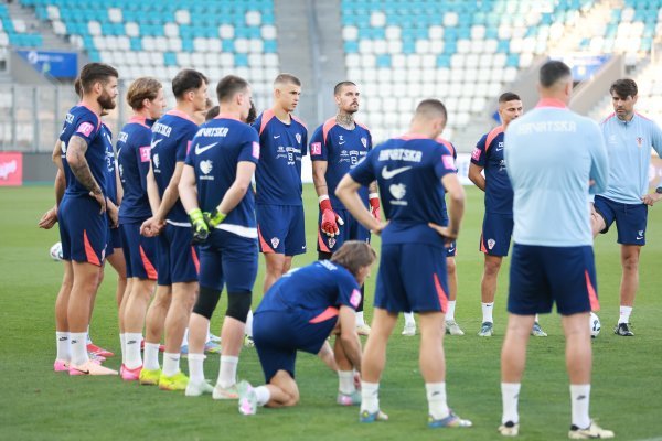 Hrvatska nogometna reprezentacija; trening Osijek 8.6.2025.