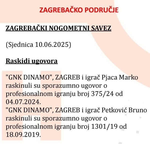 Zagrebački nogometni savez Petković Pjaca