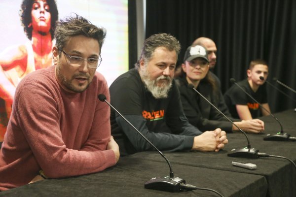 Konferencija za novinare uoči premijere filma 'Dražen' u Beogradu