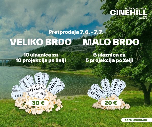 Najpovoljniji paketi ulaznica – Veliko brdo i Malo brdo – dostupni su u online pretprodaji do 7. srpnja
