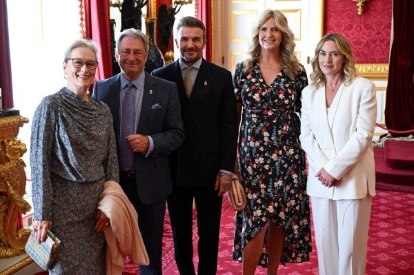 Meryl Streep, Alan Titchmarsh, David Beckham, Penny Lancaster i Kate Winslet