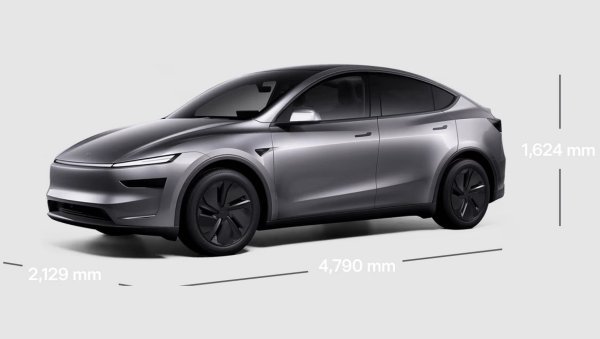 Tesla Model Y - dimenzije
