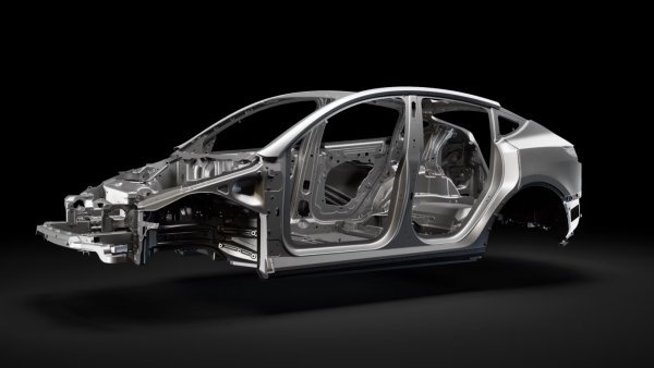 Tesla Model Y - struktura