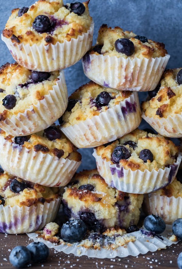 Muffini od borovnica pravi su slatki desert