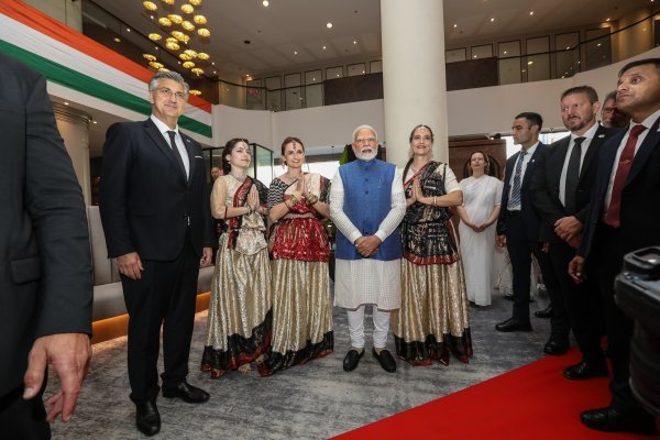 Indijski premijer Narendra Modi u Hrvatskoj