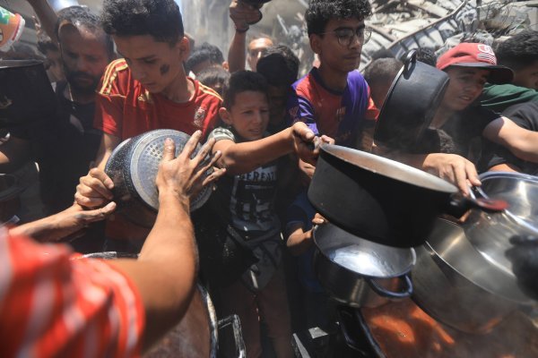 Gladni Palestinci u Gazi