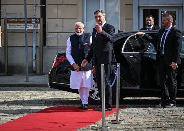 Narendra Modi i Andrej Plenković