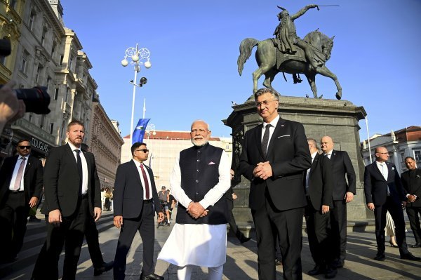 Narendra Modi i Andrej Plenković prošetali Zagrebom