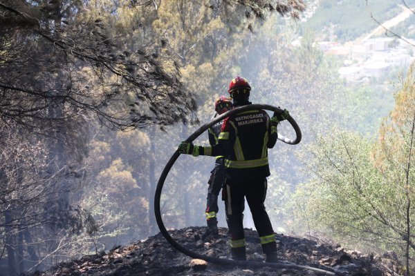 Požar pored Makarske
