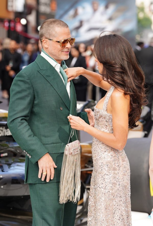 Ines de Ramon i Brad Pitt