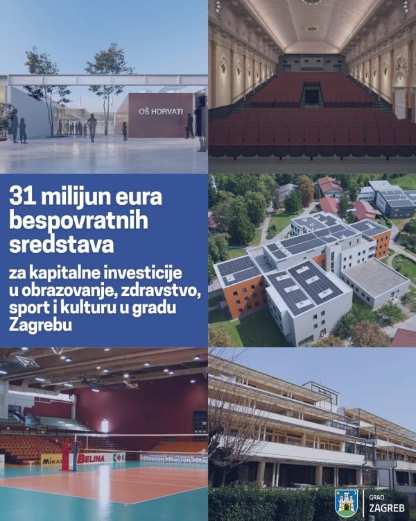Bespovratna sredstva za projekte u Zagrebu
